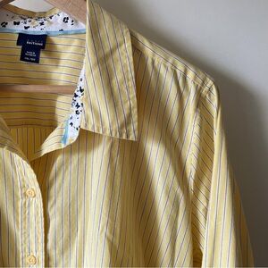 Basic Editions Yellow Button Down Shirt Size XXL
